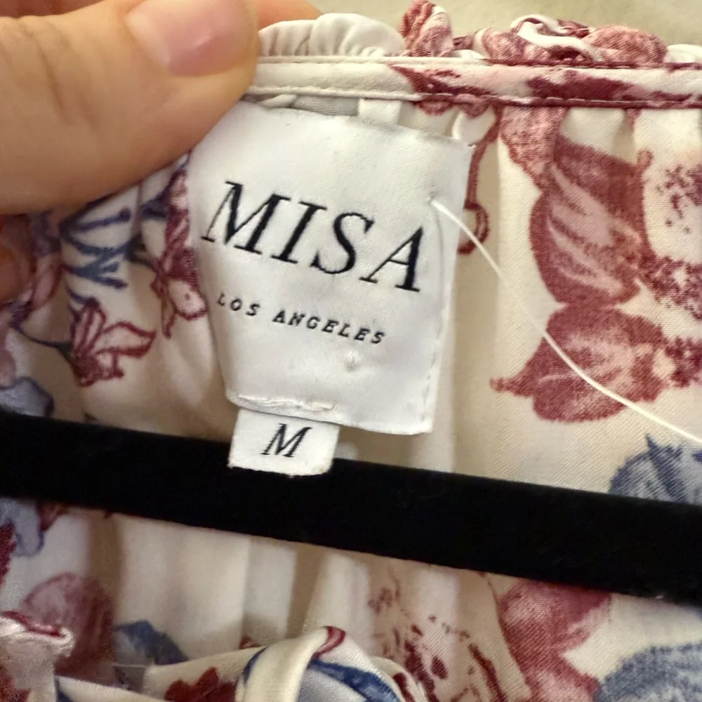 MISA Los‎ Angeles Cecilia Floral Tiered Mini Dress - M